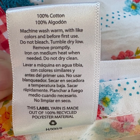 Pioneer Woman King Size Floral Flat Sheet. NEW. 100% Cotton - Picture 6 of 6